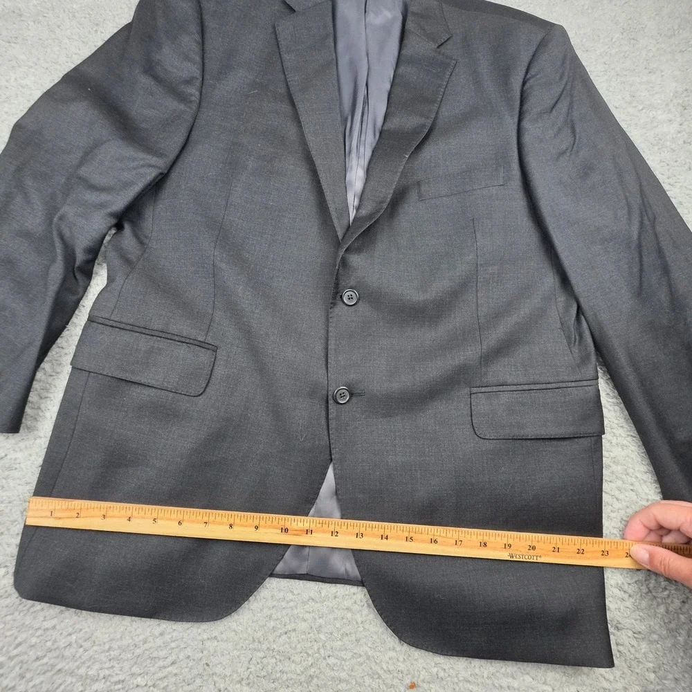 Peter Millar Sport Coat Mens 46R Charcoal Gray 100% Wool 2-Button Blazer‎ Canada